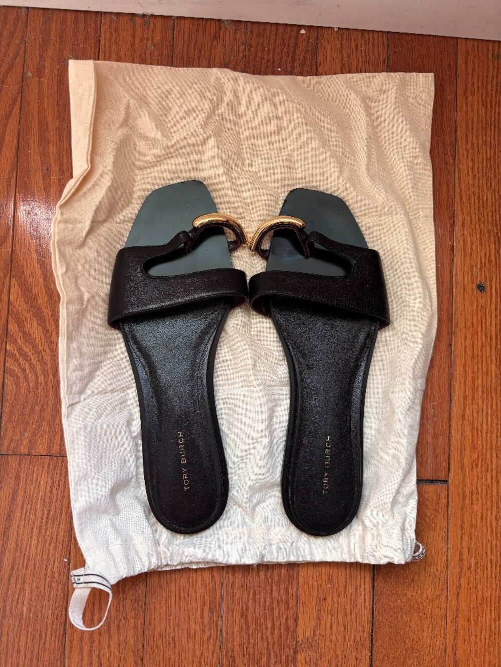 Tory Burch Pierced Slide Sandals